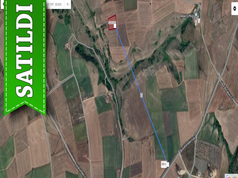 Silivri Fenerköyde Satılık Arsa , 367 M2 Çaplı Yolu Var 