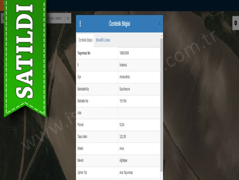 Arnavutköy Sazlıbosnada Satılık Arsa , 322 M2 Müstakil 