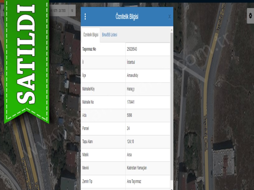 Arnavutköy Haraççıda Satılık Arsa , 125 M2 Müstakil 3 Kat İmarlı 