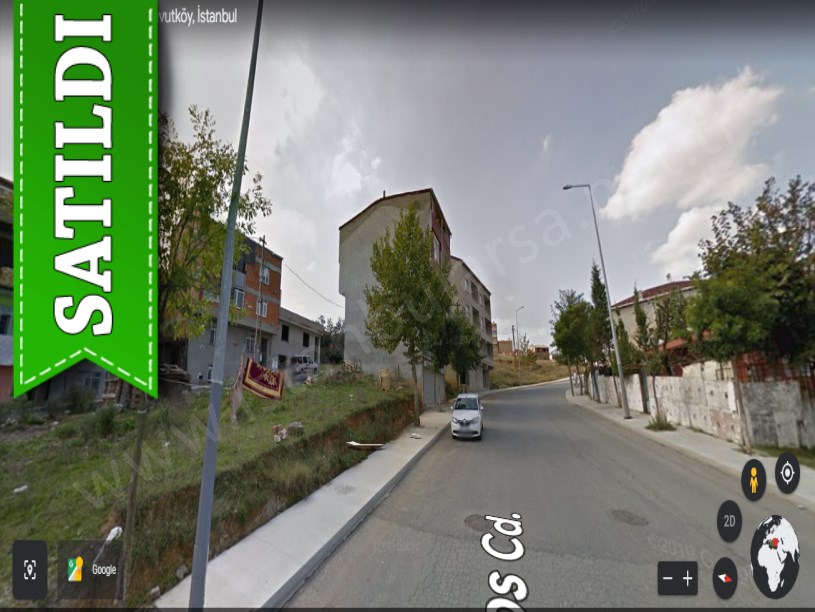 Arnavutköy Boğazköyde Satılık Arsa , 186 m2 30 Ağustos Caddesine Cephe Müstakil 