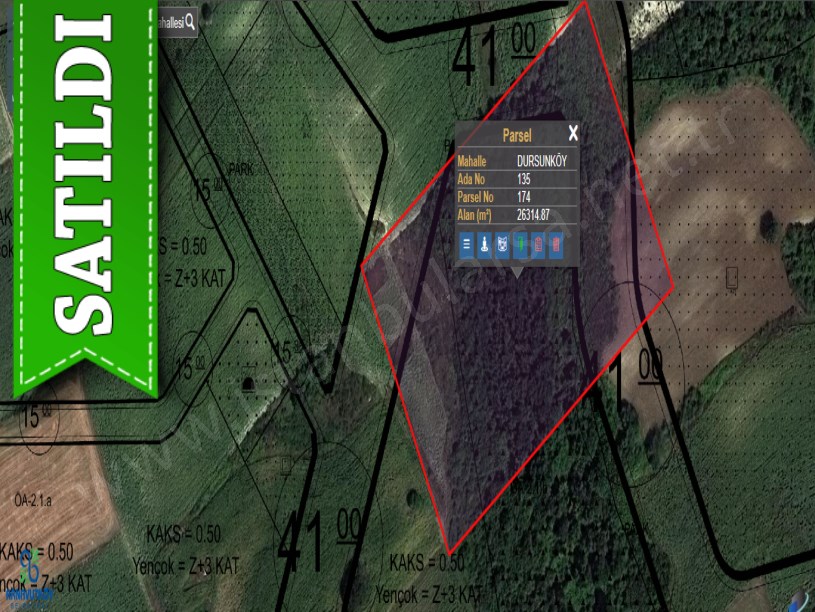 Arnavutköy Dursunköyde Satılık Arsa , 195 M2 Hisseli Yolu Var 