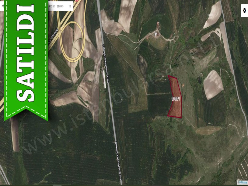 Arnavutköy Dursunköyde Satılık Arsa , 192 M2 Hisseli Yolu Var 
