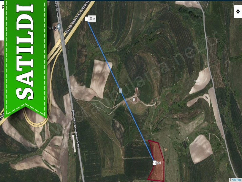 Arnavutköy Dursunköyde Satılık Arsa , 192 M2 Hisseli Yolu Var 
