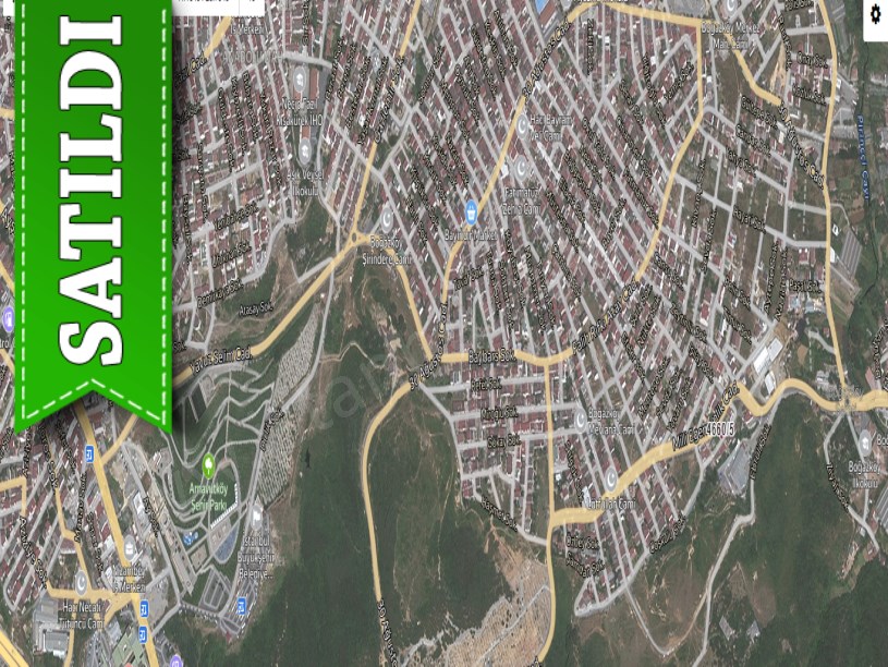 Arnavutköy Boğazköyde Satılık Arsa , 106 m2 Cadde Cephe Müstakil