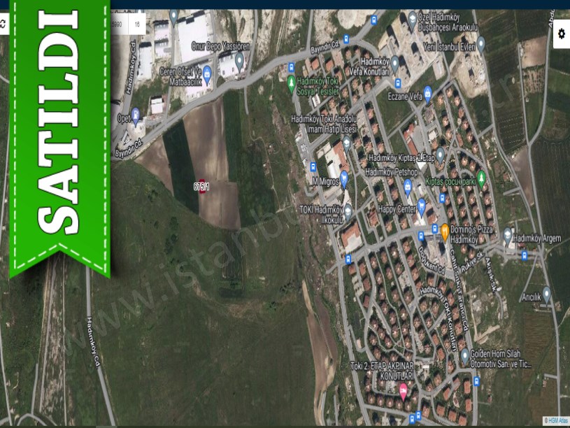 Arnavutköy Hadımköyde Satılık Arsa , 570 M2  Müstakil İmarlı
