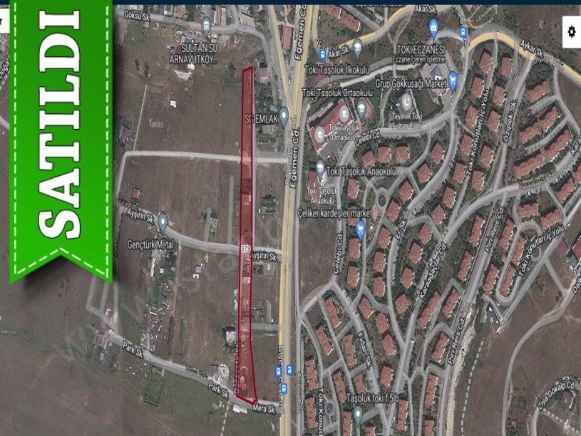 Arnavutköy Taşolukta Satılık Arsa , 420 m2 Hisseli Caddeye Yakın