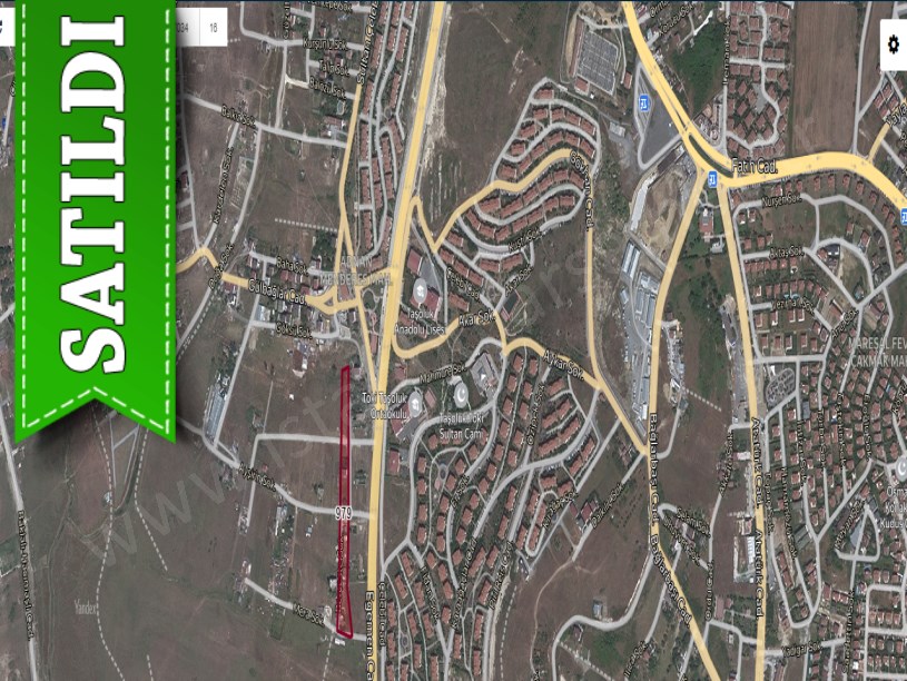 Arnavutköy Taşolukta Satılık Arsa , 420 m2 Hisseli Caddeye Yakın