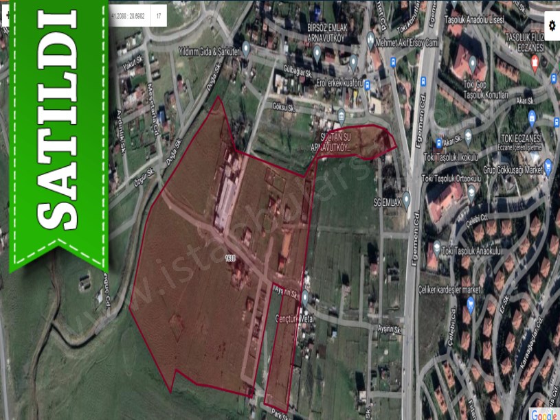 Arnavutköy Taşolukta Satılık Arsa , 210 m2 Çevrili Evlerin Yakını 