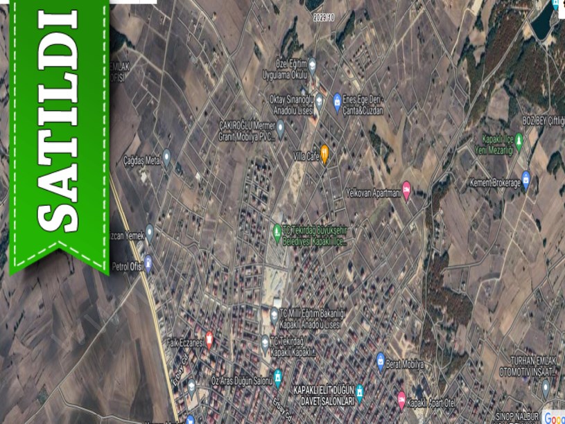 Tekirdağ  Kapaklıda Satılık Arsa , 311 M2 Müstakil Evlerin Yakını 