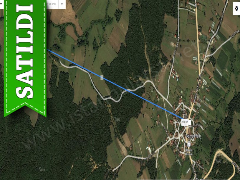 Çatalca Belgratta Satılık Arsa , 325 M2 Hisseli Yolu Var