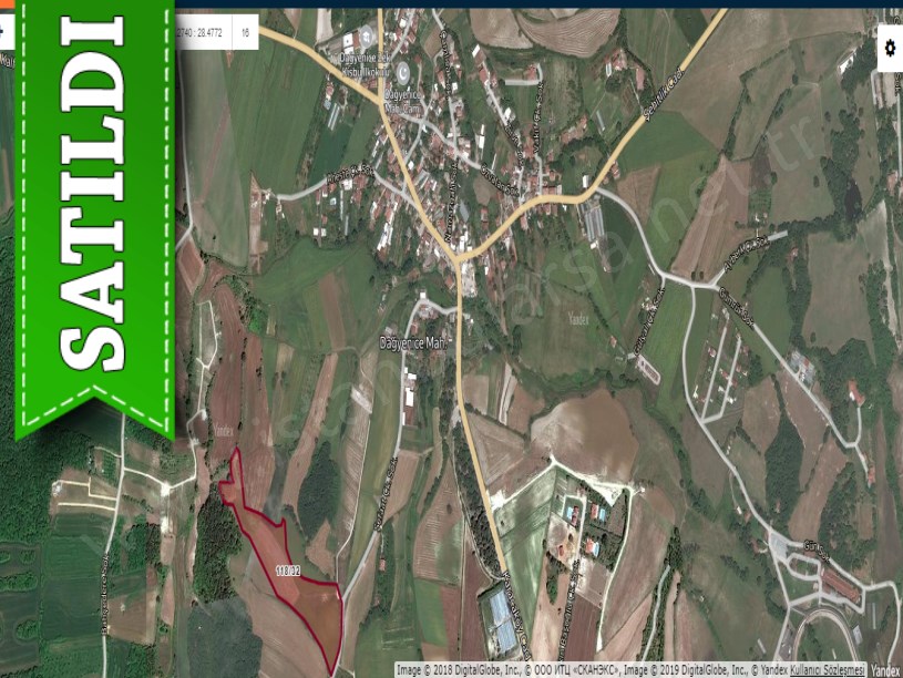 Çatalca Dağyenicede Satılık  Arsa , 1,188 M2 Hisseli Evlerin Yakını