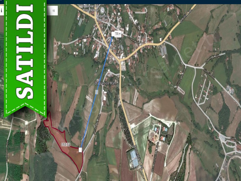 Çatalca Dağyenicede Satılık  Arsa , 1,188 M2 Hisseli Evlerin Yakını