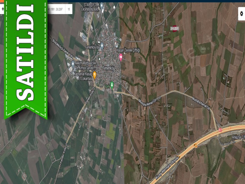 Silivri Fenerköyde Satılık Arsa , 850 m2 Çevrili Hisseli 