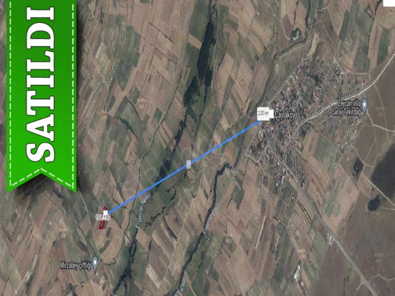 Tekirdağ Saray Çukuryurtta Satılık Tarla , 3,830 M2 Müstakil 