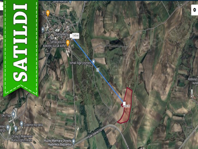 Arnavutköy Dursunköyde Satılık Arsa , 285 m2 Hisseli Caddeye Yakın