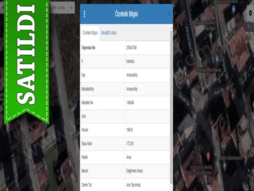 Arnavutköy Mustafa Kemalpaşa Mah Satılık Arsa , 172 m2 Müstakil 4 Kat İmarlı