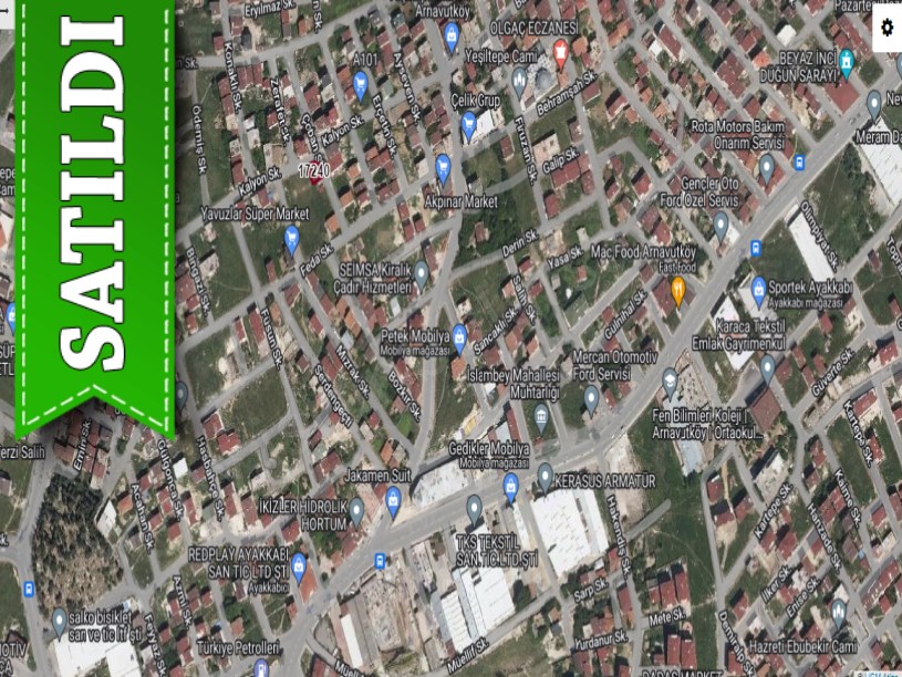 Arnavutköy İslambeyde Satılık Arsa , 170 M2 Köşe Başı Müstakil