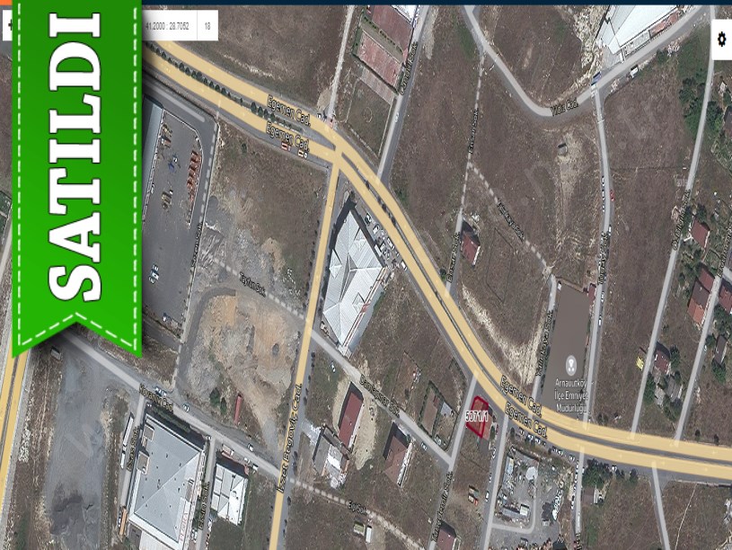 Arnavutköy Taşolukta Satılık Arsa , 188 M2 Egemen Caddesine Cephe Köşe Başı Müstakil 