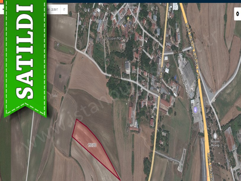 Arnavutköy Yassıörende Satılık Arsa , 448 M2 Hisseli Hadımköy Caddesi Yakını 