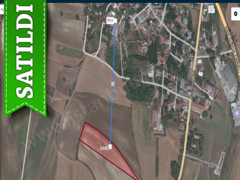 Arnavutköy Yassıörende Satılık Arsa , 448 M2 Hisseli Hadımköy Caddesi Yakını 