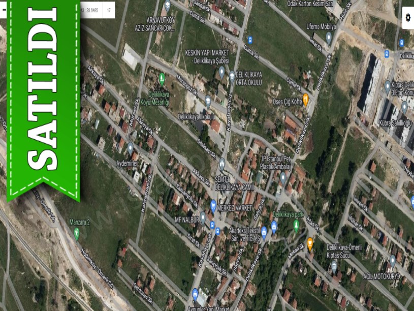 Arnavutköy Delikkayada Satılık Arsa , 201 m2 2 Kat İmarlı Müstakil 