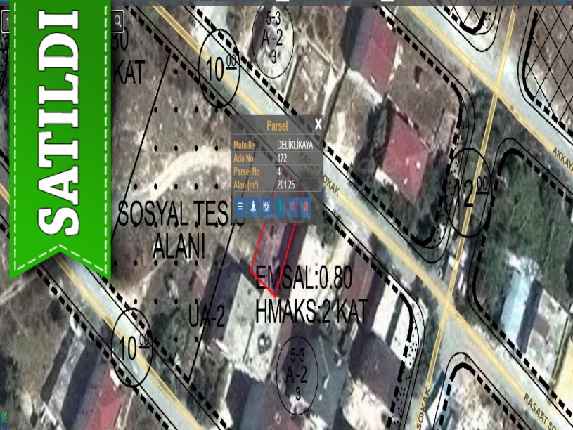 Arnavutköy Delikkayada Satılık Arsa , 201 m2 2 Kat İmarlı Müstakil 