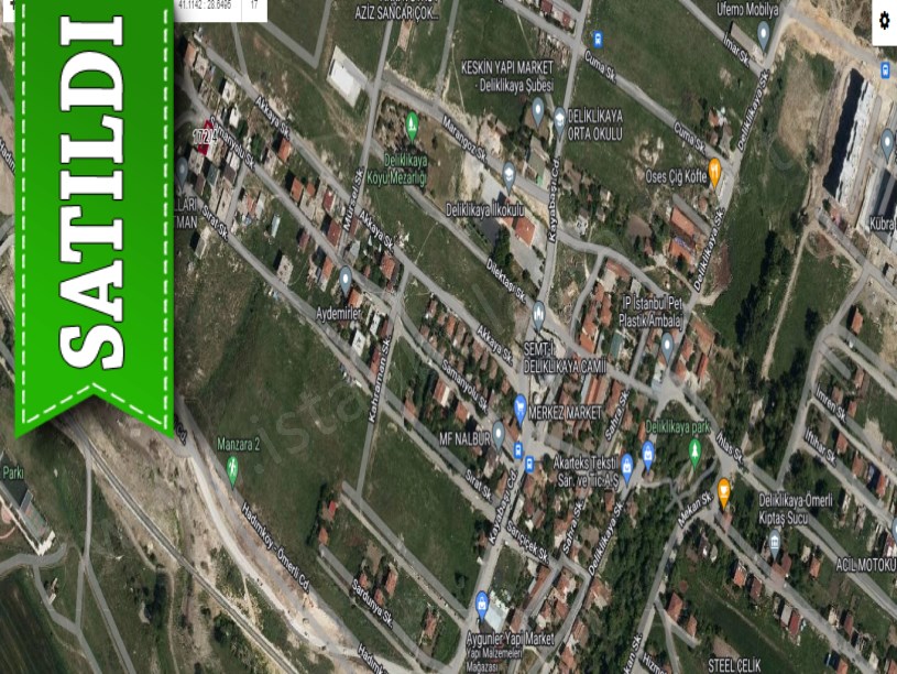 Arnavutköy Delikkayada Satılık Arsa , 201 m2 2 Kat İmarlı Müstakil 