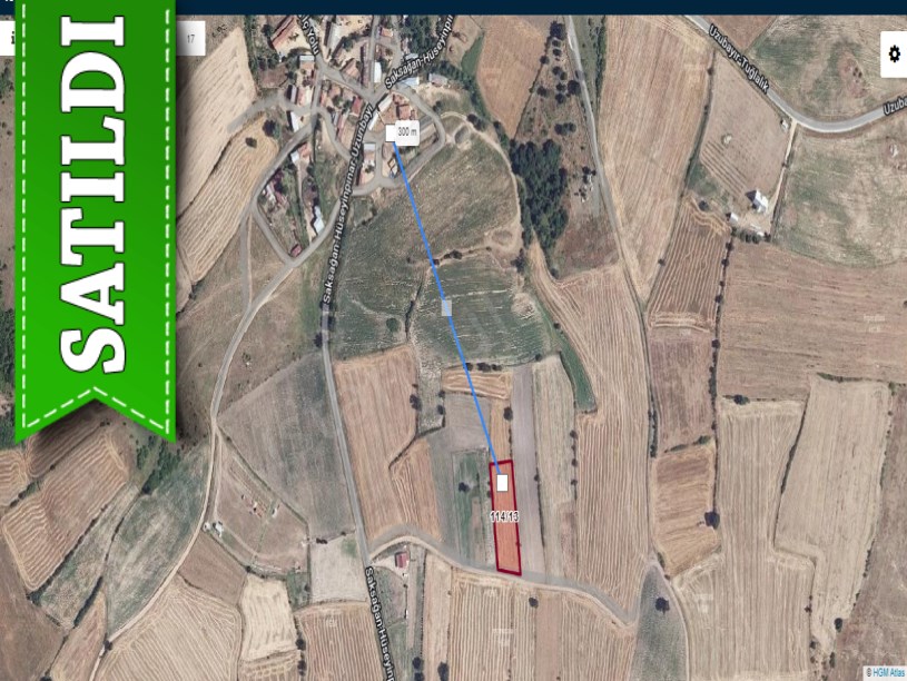 Edirne Lalapaşa Uzunbayır Köyünde Satılık Tarla , 2,300 m2  Yola Cephe Müstakil 