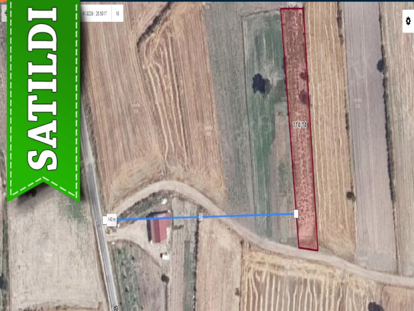 Edirne Lalapaşa Uzunbayır Köyünde Satılık Tarla , 1,389 M2 Yolu Var Müstakil 