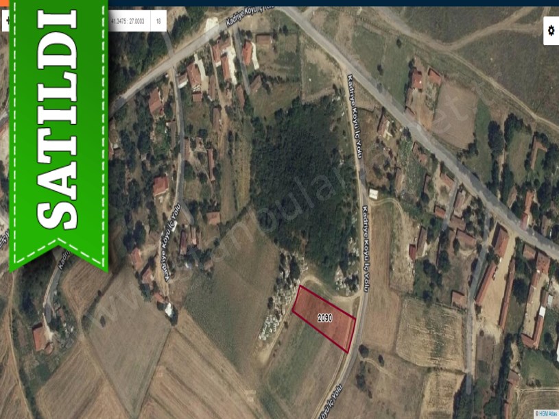 Tekirdağ Hayrabolu Kadriye Mah. Satılık Arsa , 1,338 m2 Müstakil 3 Kat İmarlı