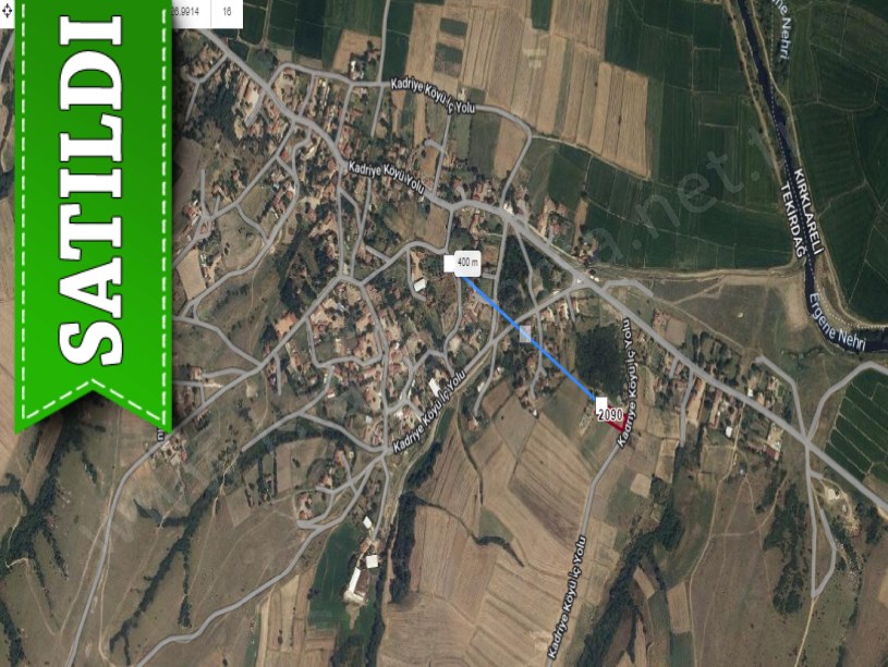 Tekirdağ Hayrabolu Kadriye Mah. Satılık Arsa , 1,338 m2 Müstakil 3 Kat İmarlı