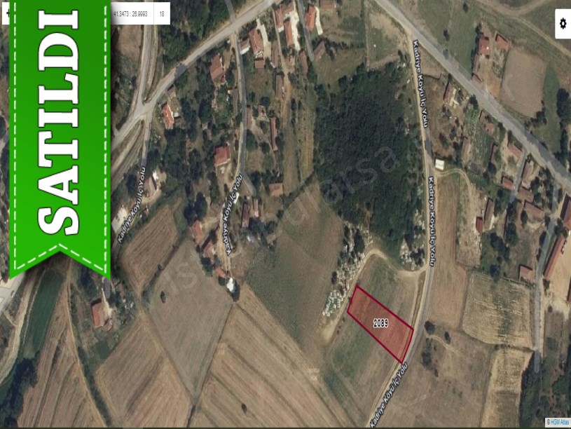 Tekirdağ Hayrabolu Kadriye Mah. Satılık Arsa , 1,354 m2 Merkezde İmarlı Müstakil 