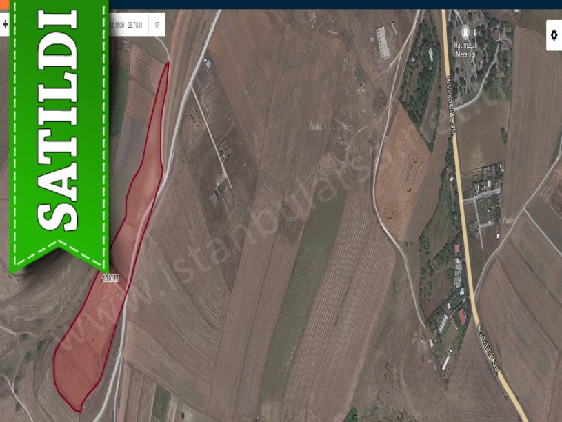 Arnavutköy Hacımaşlıda Satılık Arsa , 400 m2 Yolu Var Hisseli 