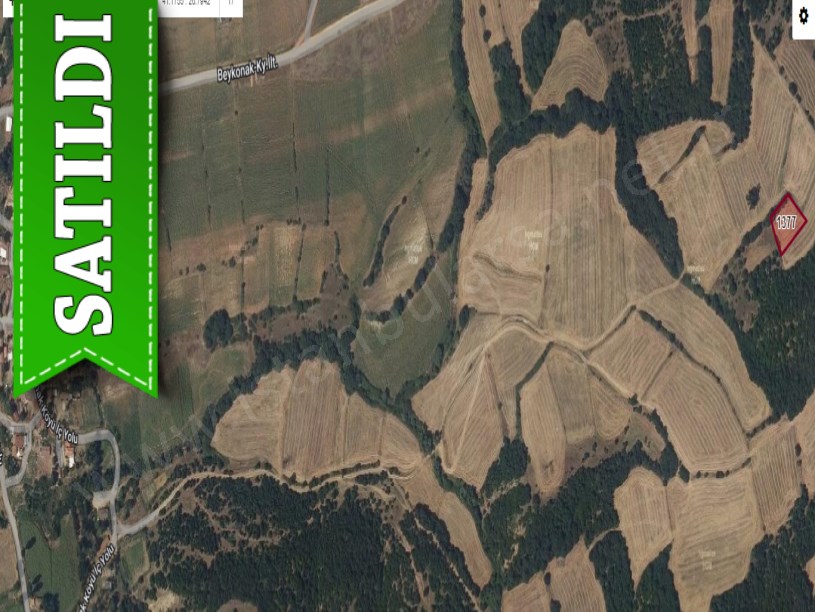 Edirne Uzunköprü Beykonak Köyünde Satılık Tarla , 1,340 m2 Müstakil 