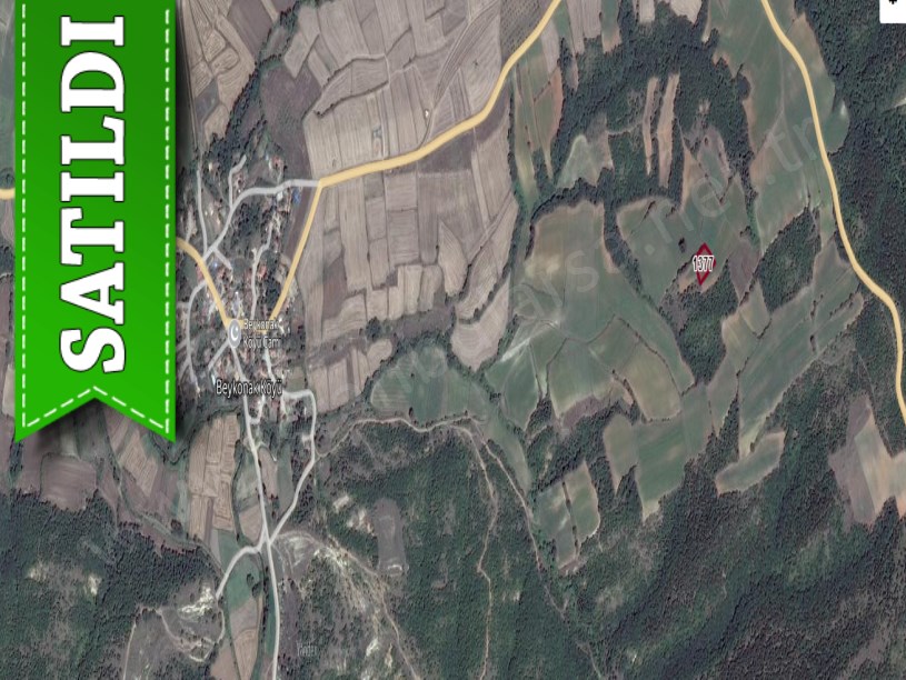 Edirne Uzunköprü Beykonak Köyünde Satılık Tarla , 1,340 m2 Müstakil 