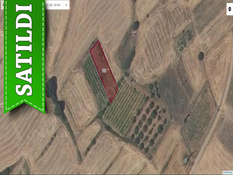 Edirne Uzunköprü Beykonak Köyünde Satılık Tarla , 600 M2 Müstakil 