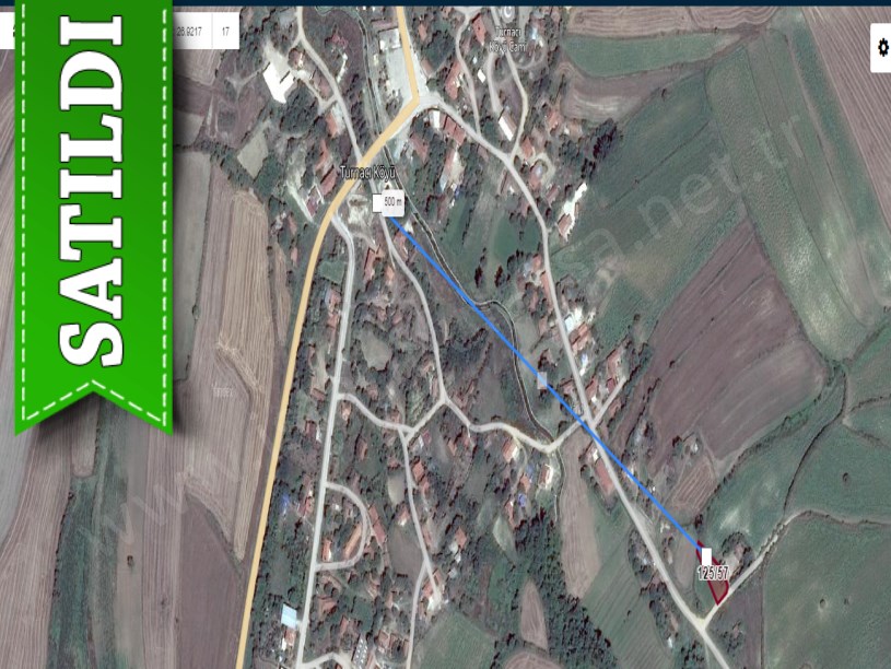 Edirne Uzunköprü Turnacı Köyünde Satılık Arsa , 713 m2 Yola Cephe Evlerin Yakını 