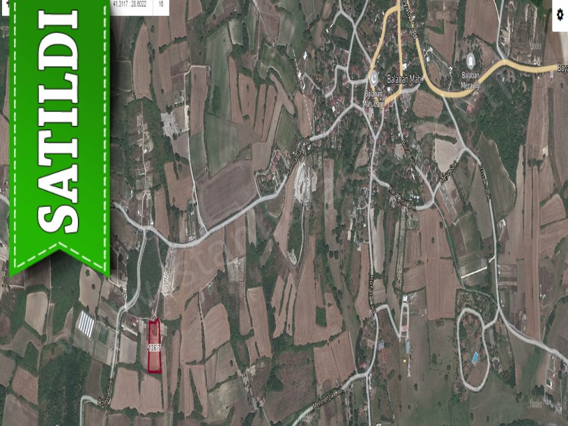 Arnavutköy Balabanda Satılık Arsa , 277 M2 Yolu Var Hisseli 
