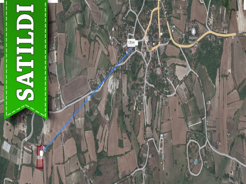 Arnavutköy Balabanda Satılık Arsa , 277 M2 Yolu Var Hisseli 