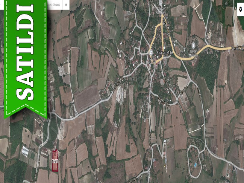 Arnavutköy Balabanda Satılık Arsa , 277 M2 Yolu Var Hisseli 