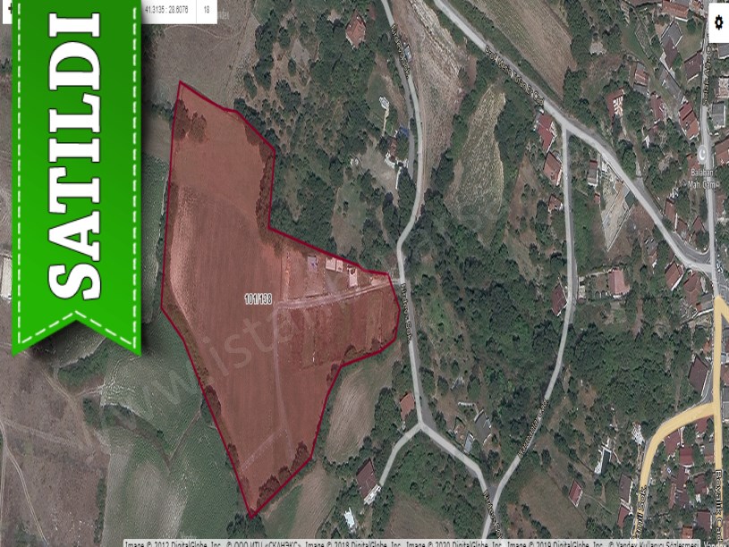 Arnavutköy Balabanda Satılık Arsa , 2,445 M2 Merkezde Çevrili 