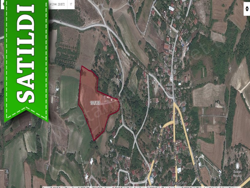 Arnavutköy Balabanda Satılık Arsa , 2,445 M2 Merkezde Çevrili 