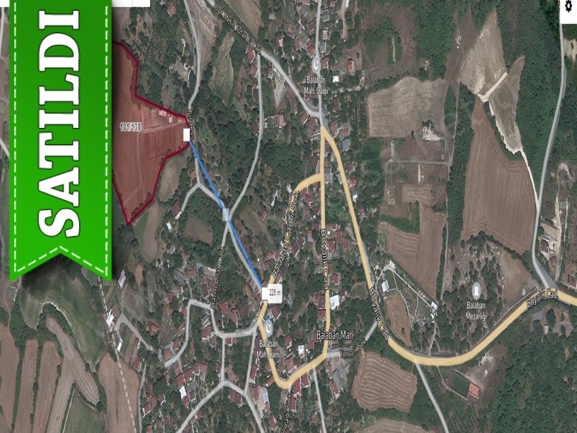 Arnavutköy Balabanda Satılık Arsa , 2,445 M2 Merkezde Çevrili 