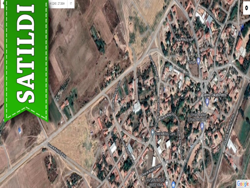 Kırklareli Lüleburgaz Ovacık Köyünde Satılık Arsa , 334 m2 Yolu Var Hisseli 