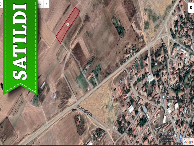 Kırklareli Lüleburgaz Ovacık Köyünde Satılık Arsa , 334 m2 Yolu Var Hisseli 