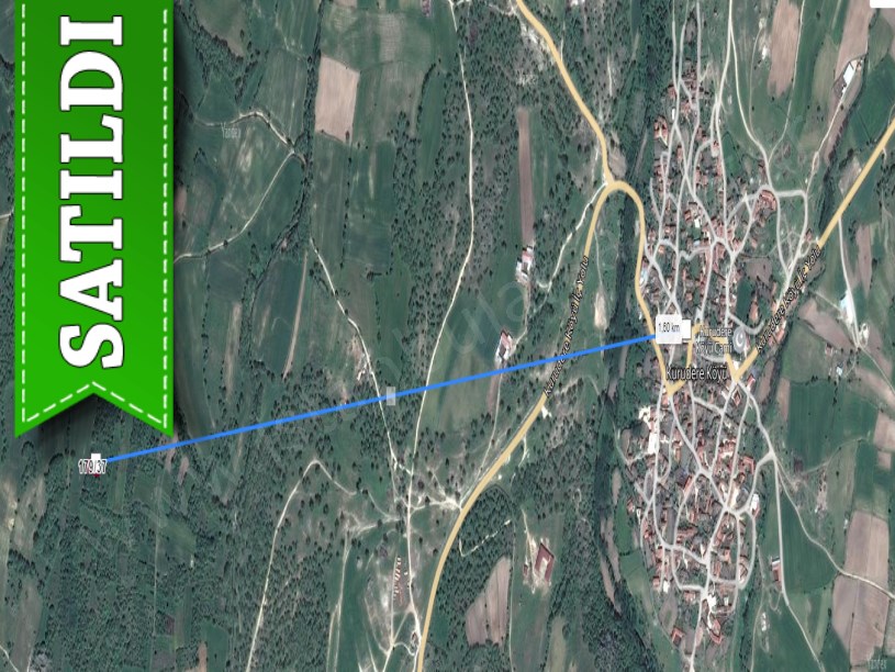 Kırklareli Pınarhisar Kurudere Köyünde Satılık Arsa , 421 m2 Müstakil 