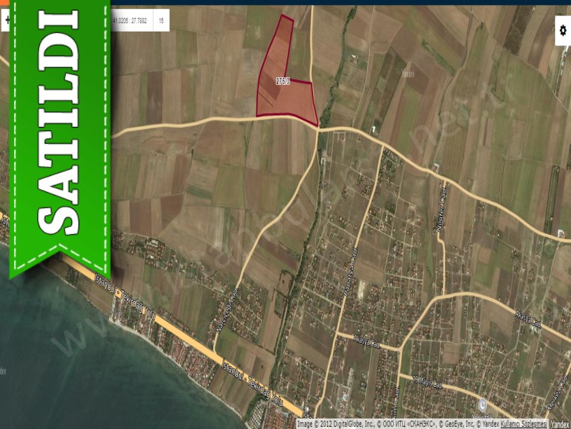Tekirdağ Marmaraereğli Çeşmeli Mah Satılık Arsa , 281 M2 Yolu Var Hisseli 