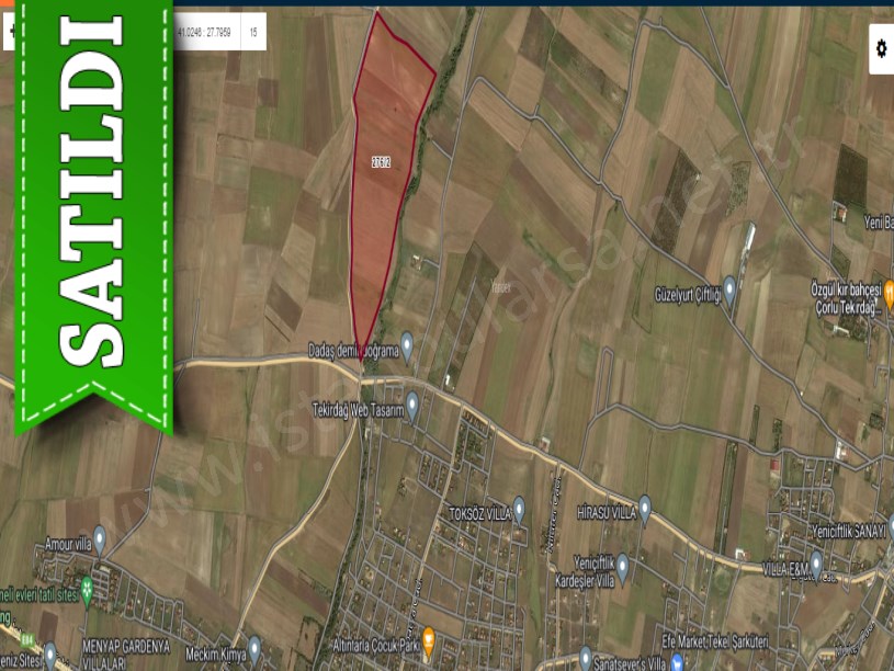 Tekirdağ Marmaraereğli Çeşmeli Mah Satılık Arsa , 240 M2 Yolu Var Hisseli 