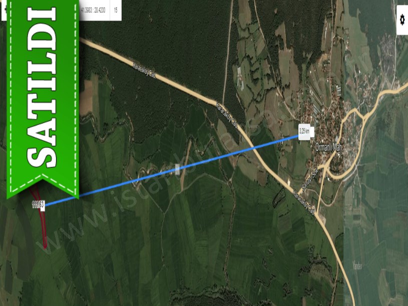 Çatalca Ormanlıda Satılık Arsa  , 5,464 m2 Hisseli 