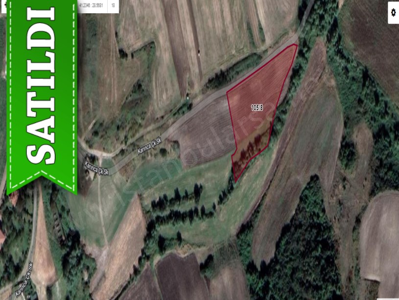 Çatalca Kızılcaalide Satılık Arsa , 204 M2 Çaplı Yolu Var Evlerin Yakını 